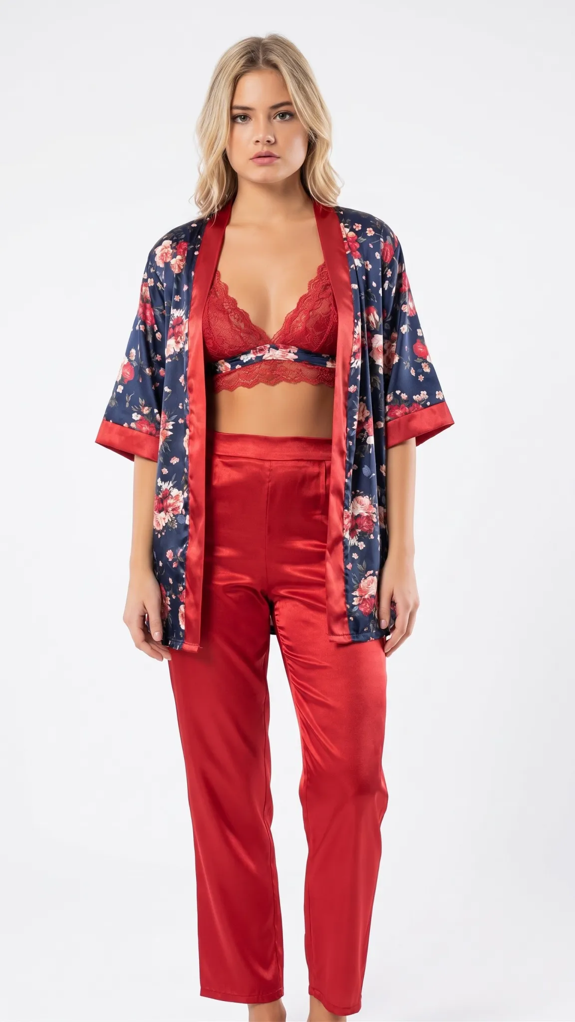 LORİVA 3LÜ BRALET TAKIM 1705 Kiremit