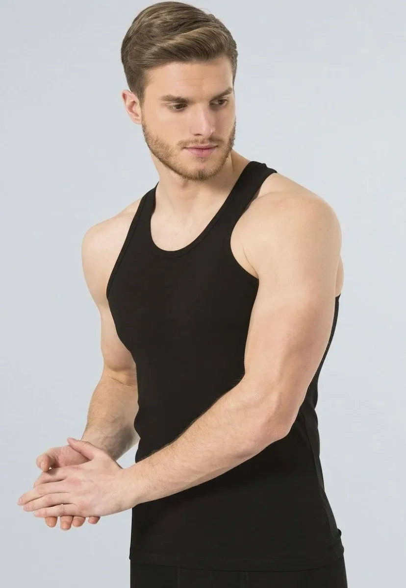 YILDIZ LİKRALI SPOR ERKEK ATLET 130-376-1 Siyah