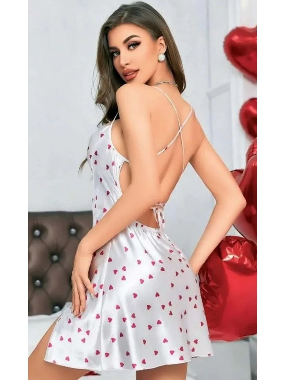NIGHTLIGHT 3657 SATEN GECELİK Beyaz 2