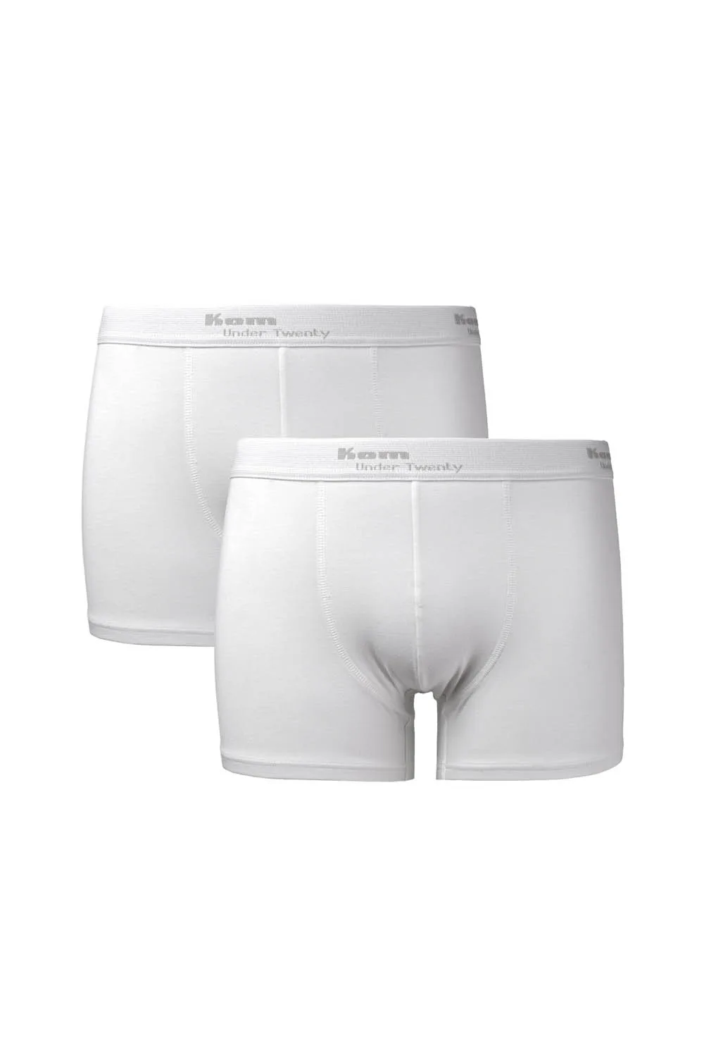 Tight Pamuklu 2 li Erkek Boxer Beyaz 5