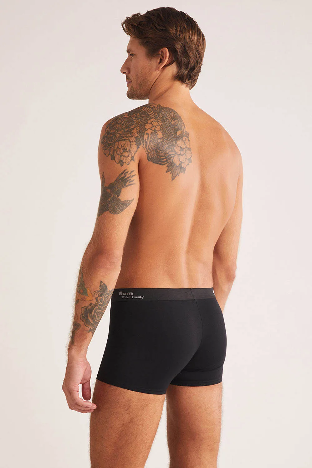 Tight Pamuklu 2 li Erkek Boxer Siyah 2