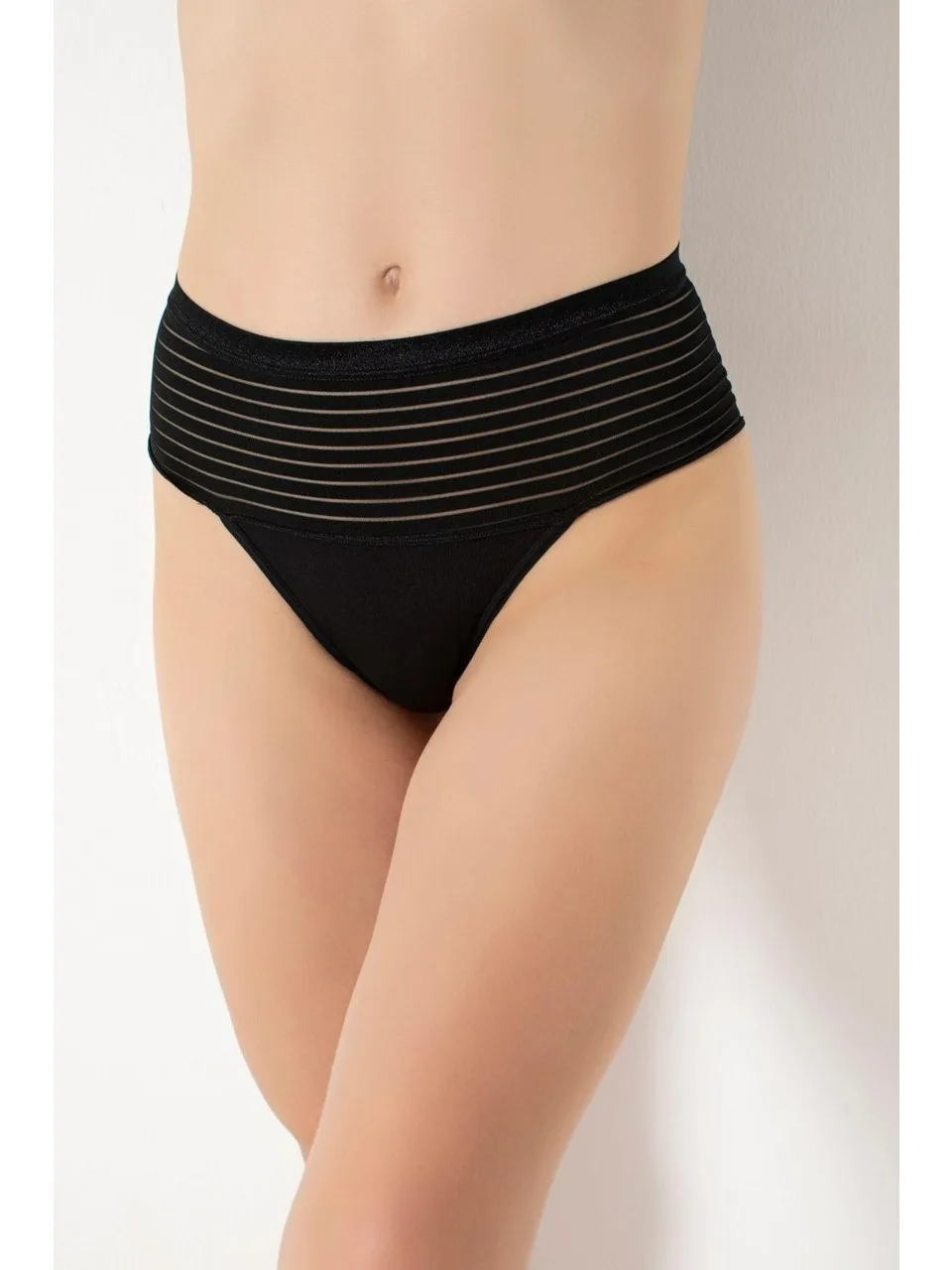 G-BOX 946 Kadın Brazilian Bikini Siyah