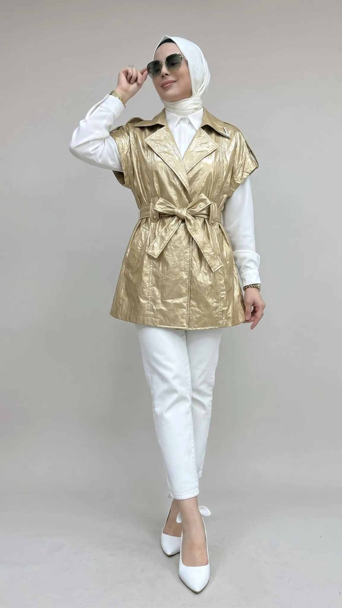 PARLAK YELEK Gold